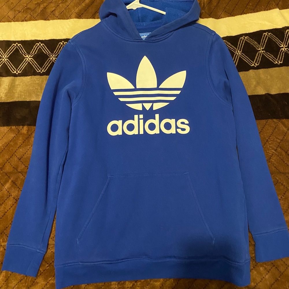 Adidas Blue Hoodie!